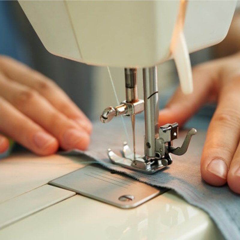 sewing process