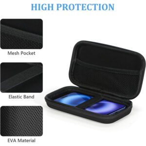 customizable universal eva hard shell travel case – compact storage pouch for electronics & accessories | jinq oem/odm solutions