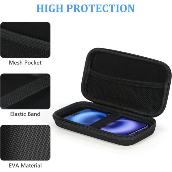 customizable universal eva hard shell travel case – compact storage pouch for electronics & accessories | jinq oem/odm solutions
